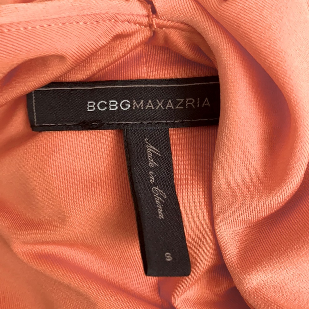 SOLD | 🔥SALE🔥 BCBGMaxAzria Alondra Melon Bodycon Mini Dress - Picture 15 of 16